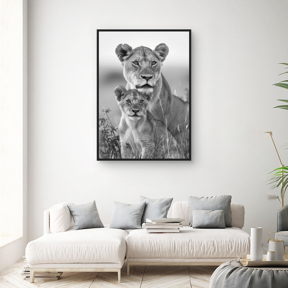 Toile "Regard protecteur"