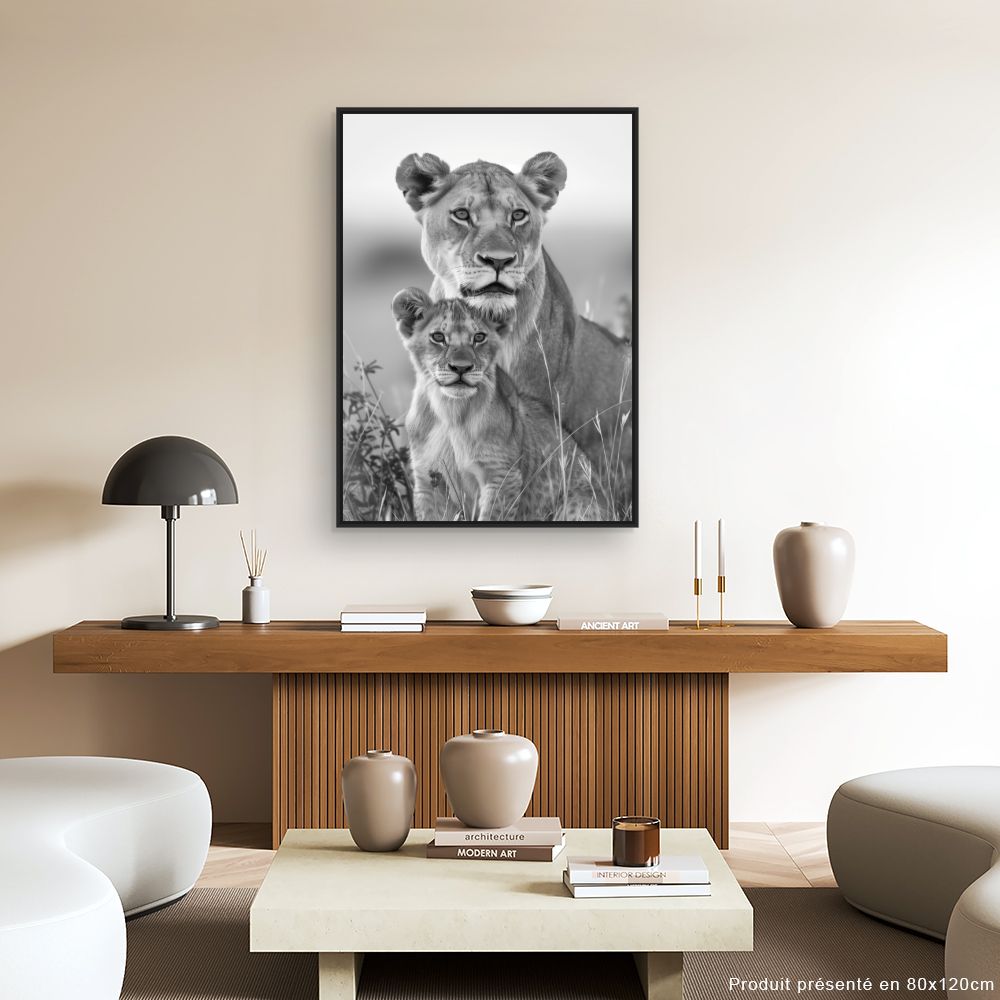 Toile "Regard protecteur"
