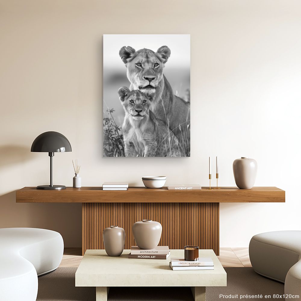Toile "Regard protecteur"