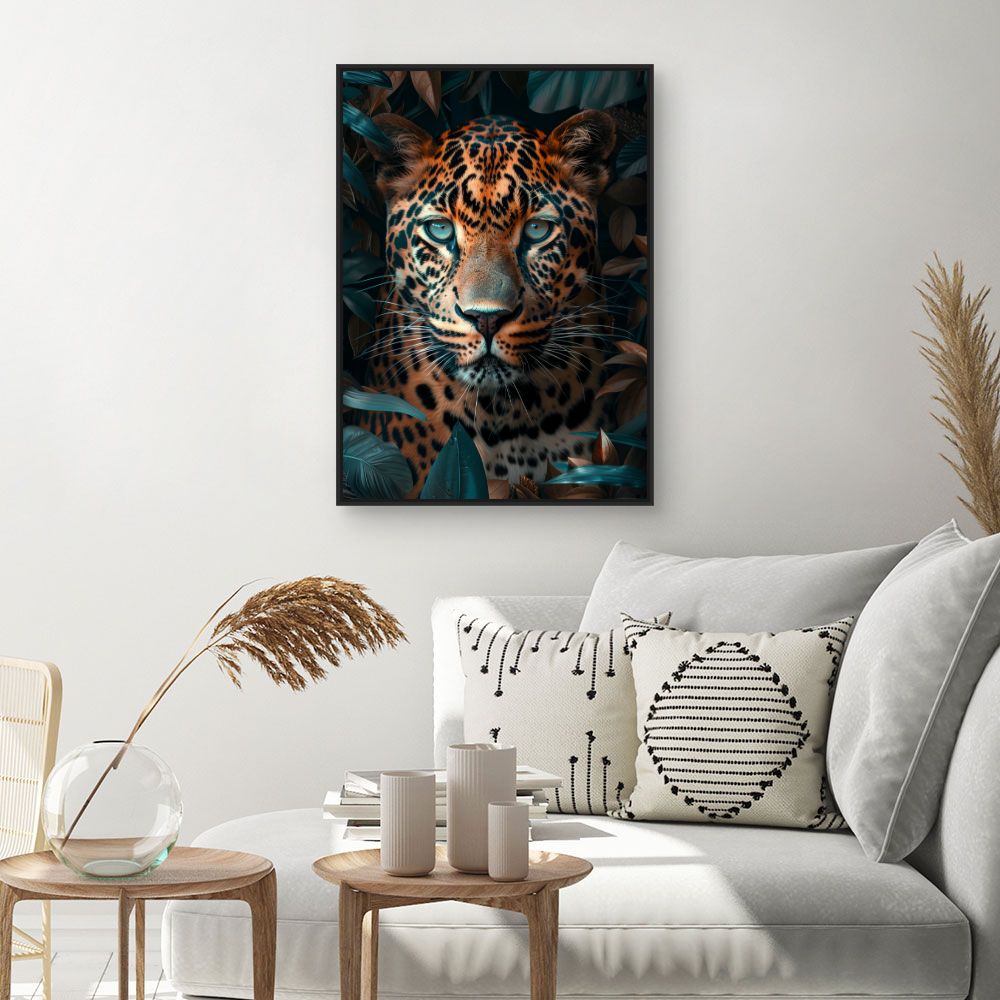 Toile "Lionne et lionceau"
