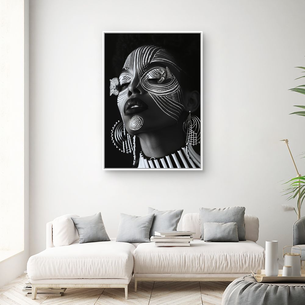 Toile "Motifs ethniques captivants"