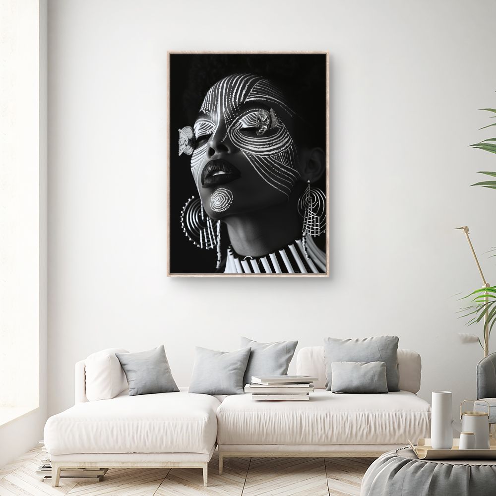 Toile "Motifs ethniques captivants"