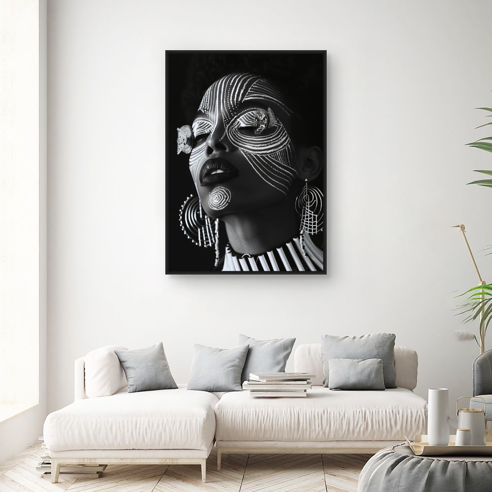 Toile "Motifs ethniques captivants"