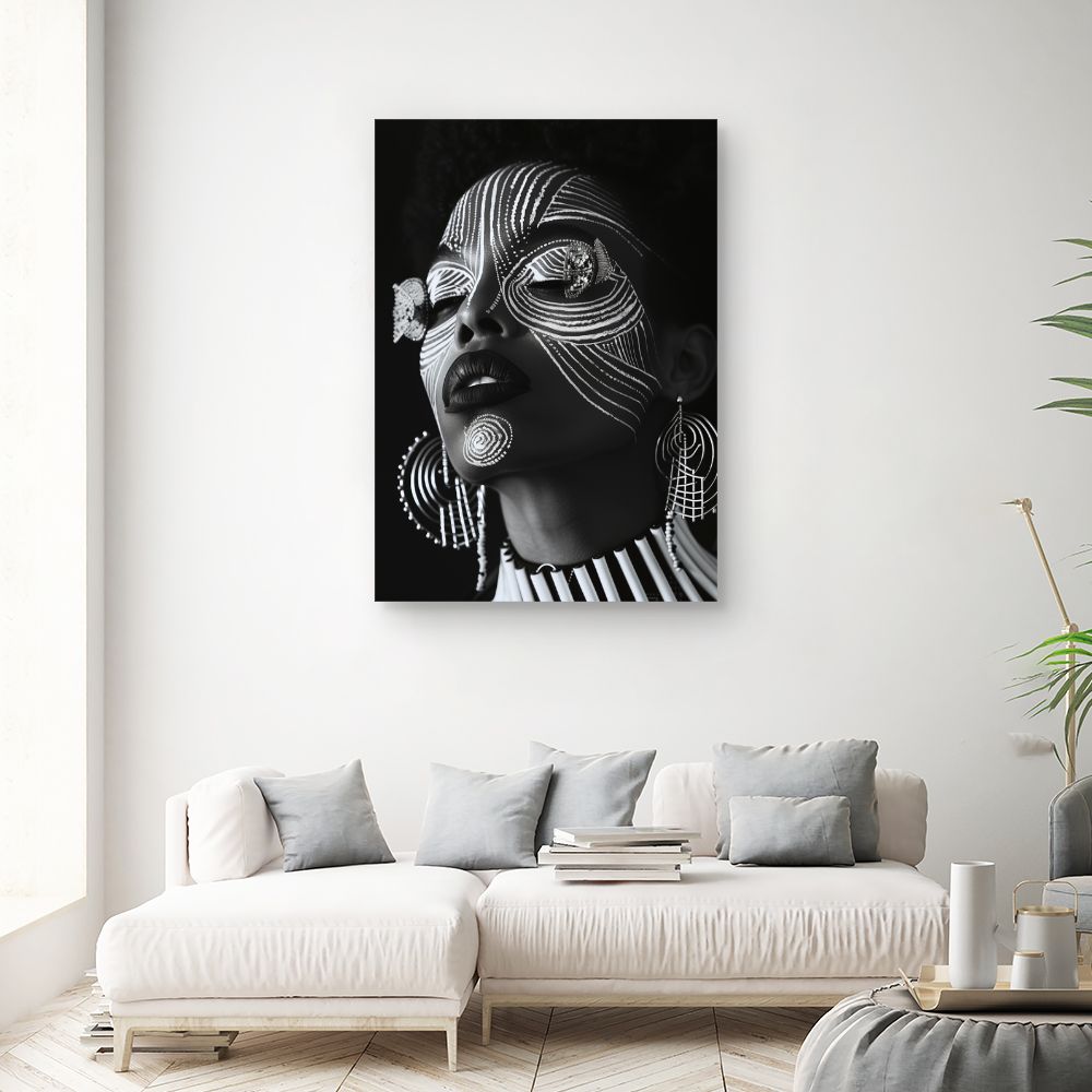 Toile "Motifs ethniques captivants"