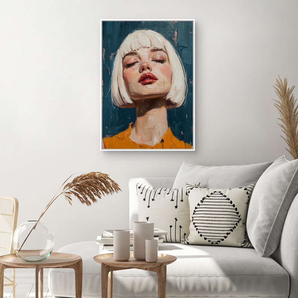 Toile "Portrait expressif"