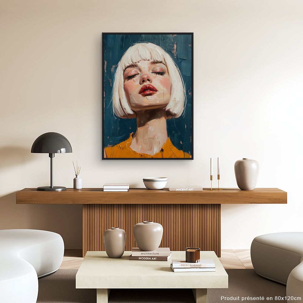 Toile "Portrait expressif"