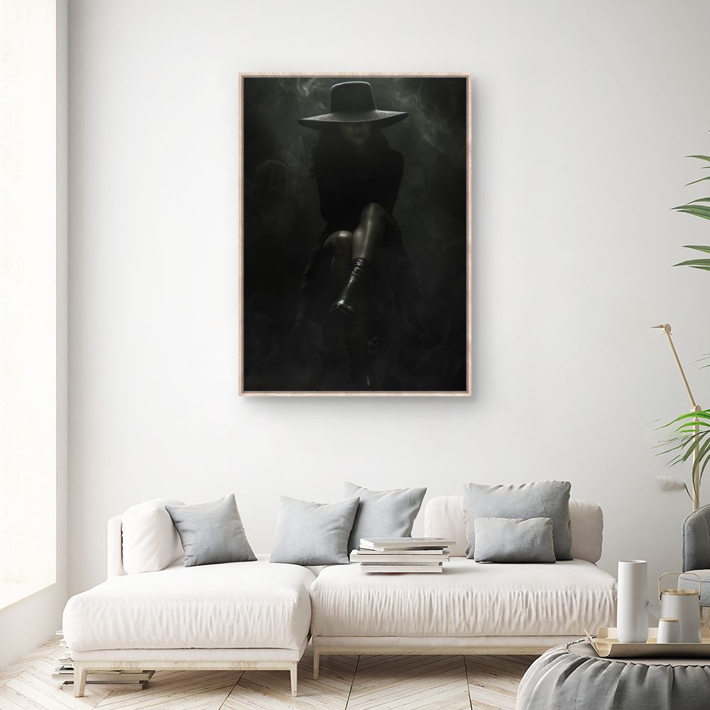 Toile "Mystérieuse élégance"