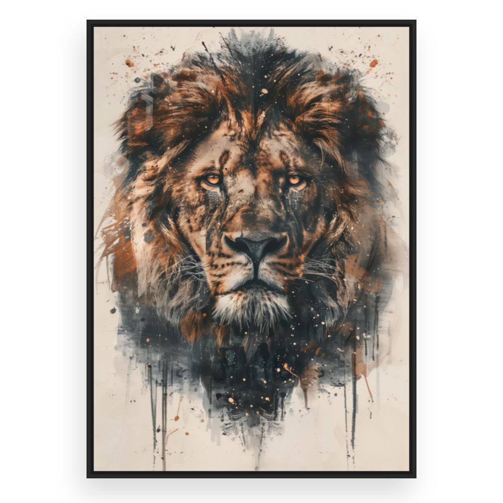 Toile Majesté sauvage – toile cadre noir (slide 3)