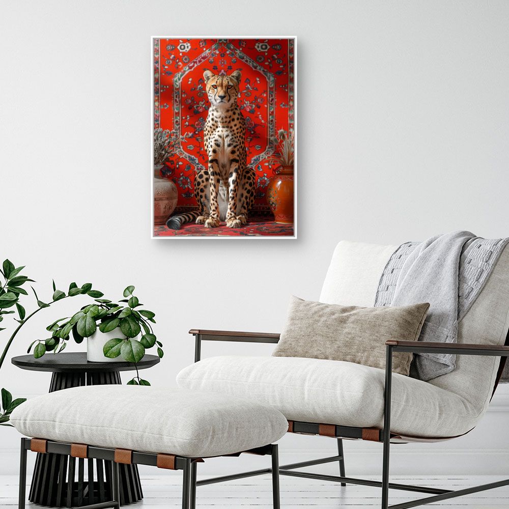Toile "Cheetah élégant"