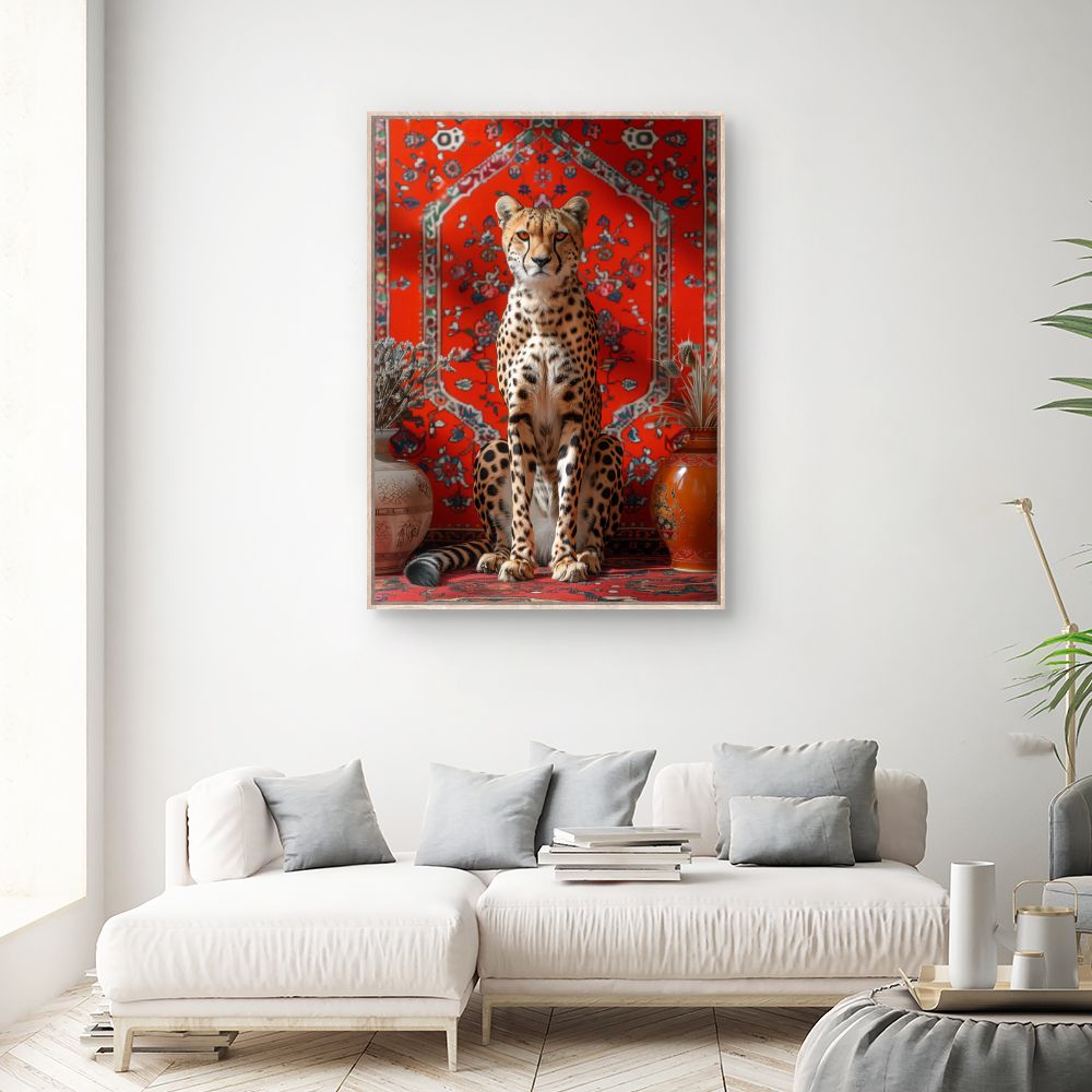 Toile "Cheetah élégant"