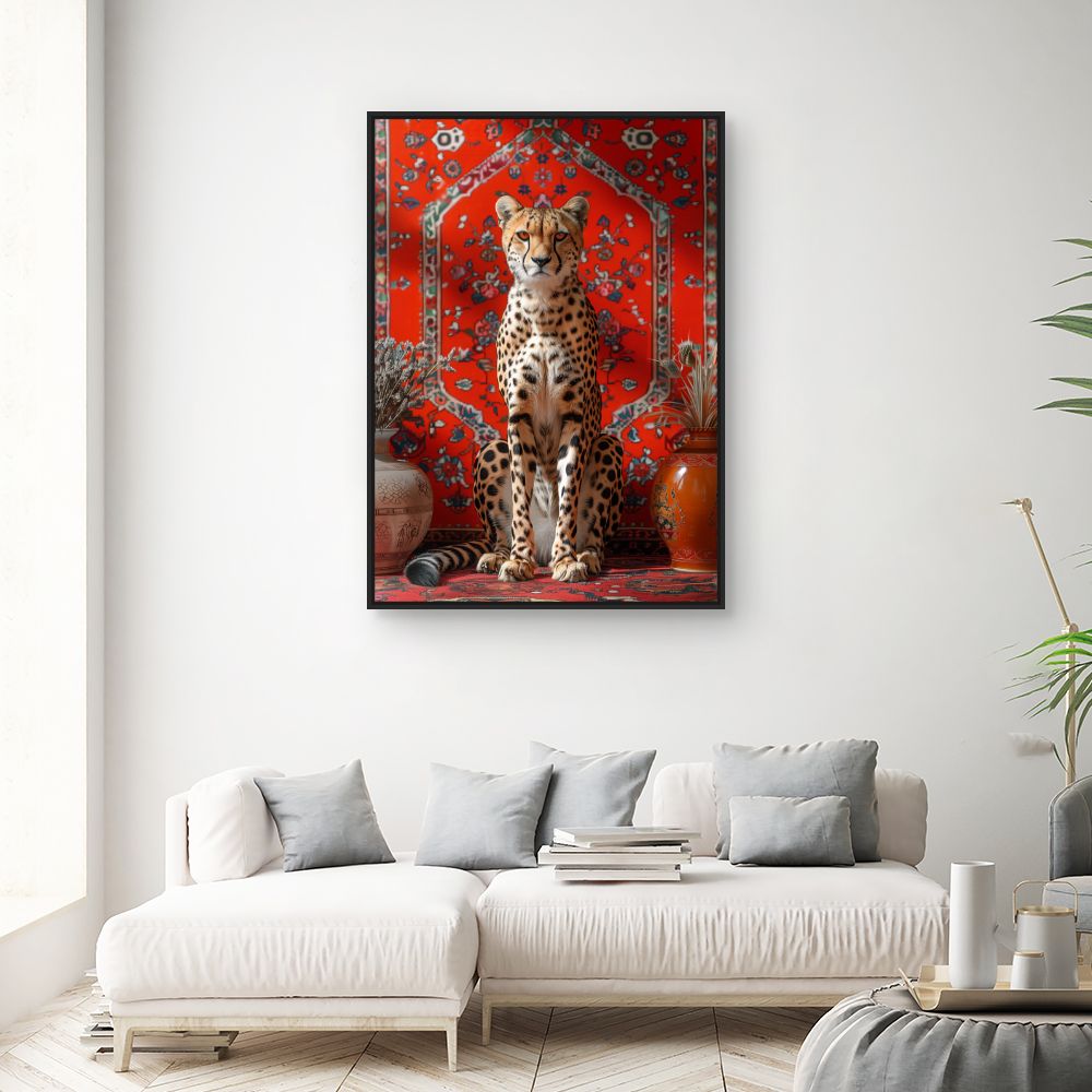 Toile "Cheetah élégant"