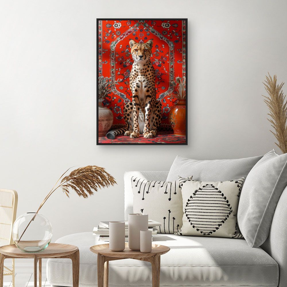 Toile "Cheetah élégant"