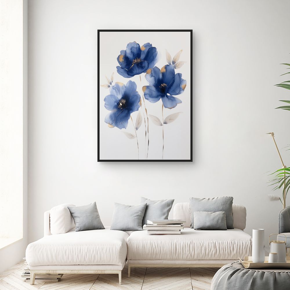 Schilderij "Elegante bloemen"