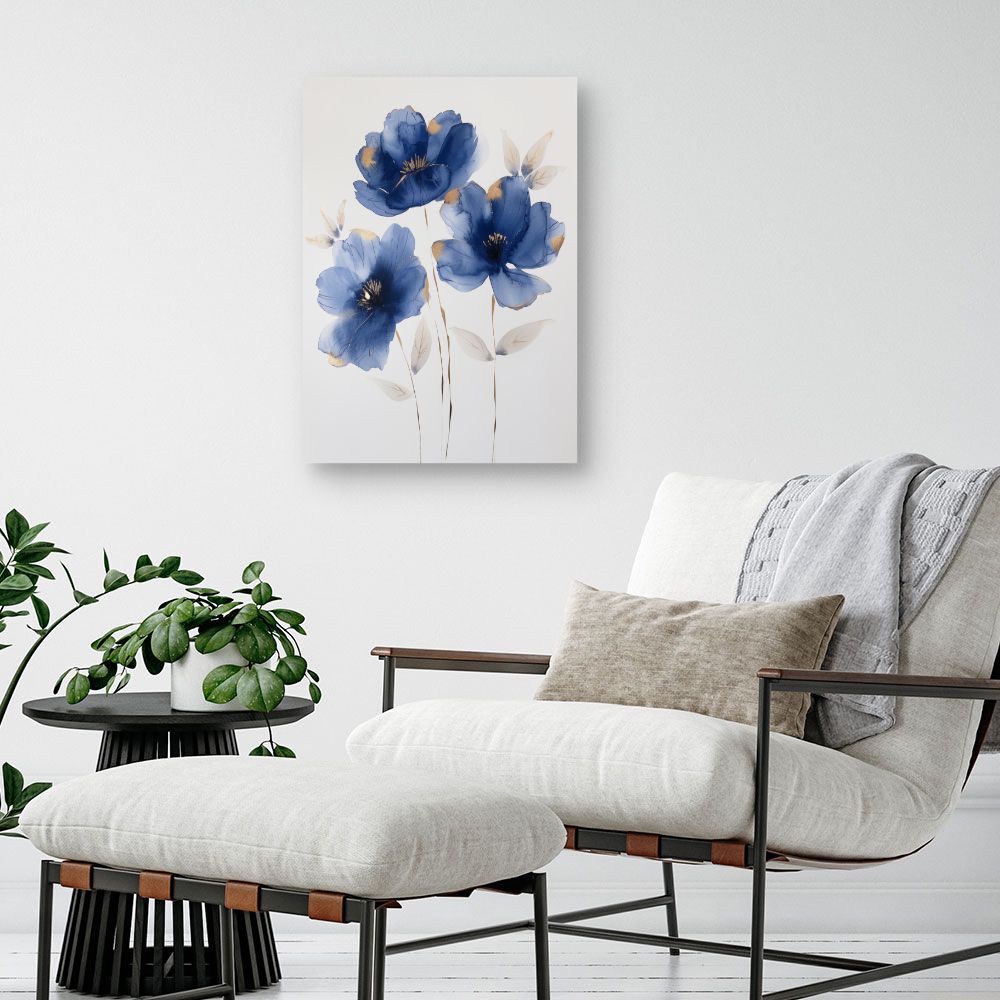 Schilderij "Elegante bloemen"