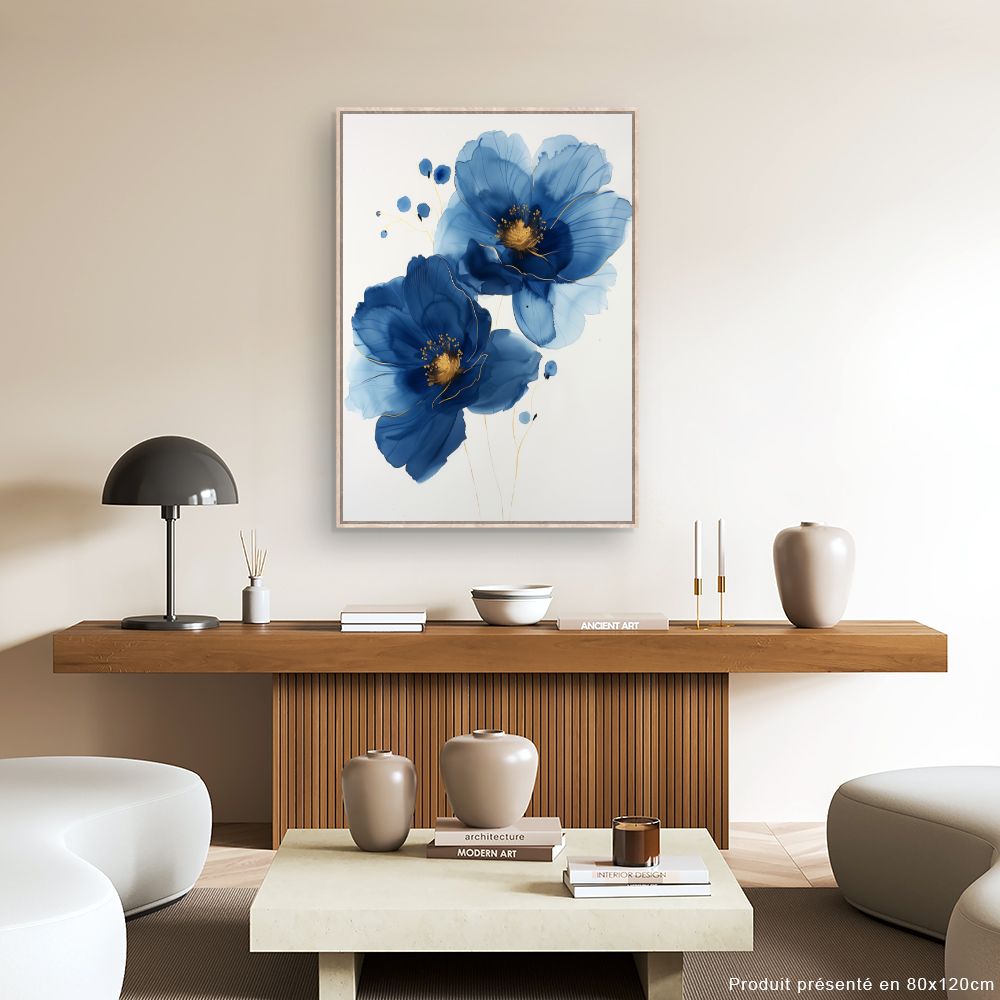 Schilderij "Bloemen in aquarel"
