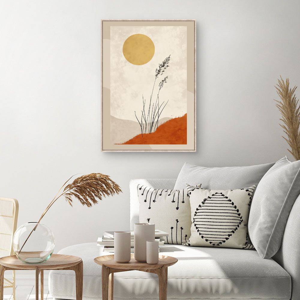 Toile Élégance minimaliste – toile cadre naturel (slide 1, 60×90)