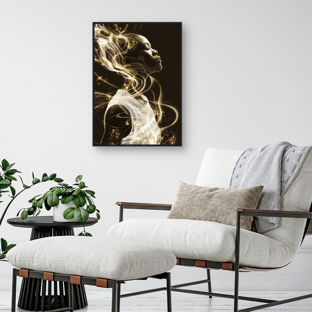 Toile "Éclat lumineux élégant"