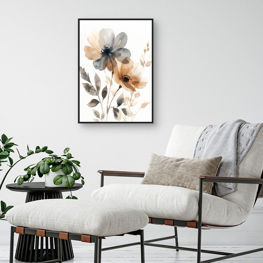 Schilderij "Elegante bloemen"