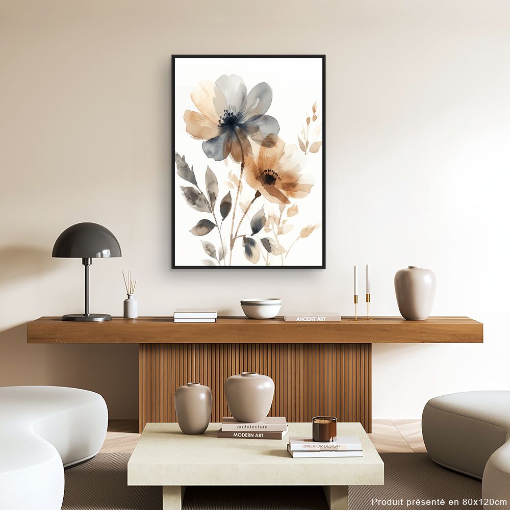 Schilderij "Elegante bloemen"