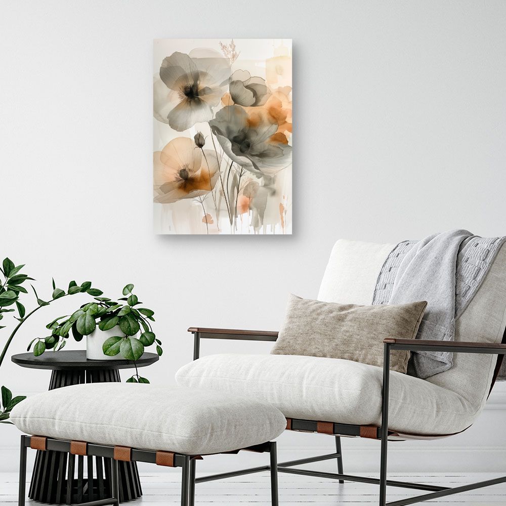 Schilderij "Elegante bloemen"
