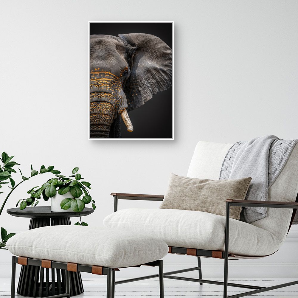 Toile "Éléphant majestueux"