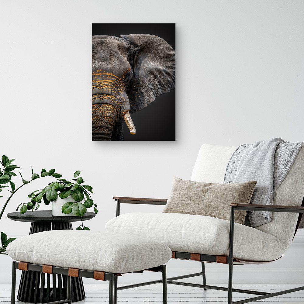 Toile "Éléphant majestueux"