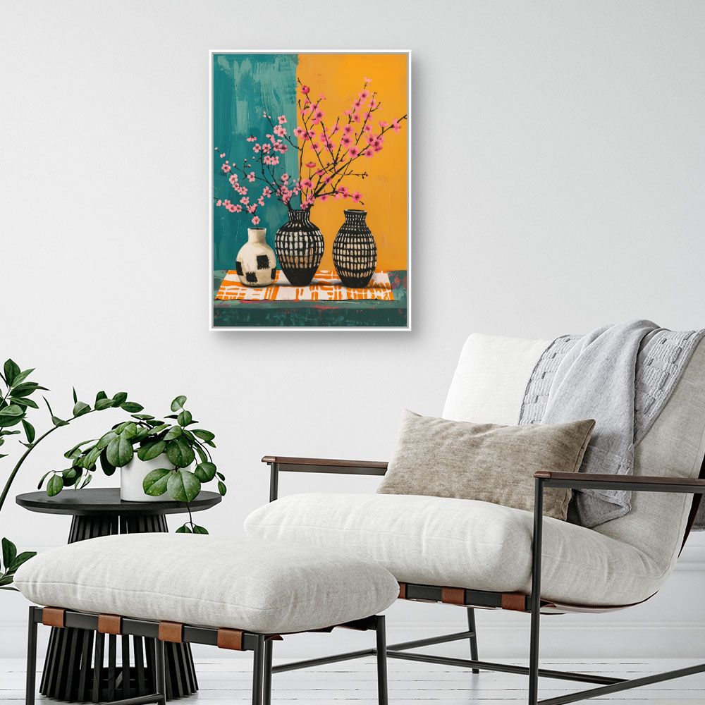 Schilderij "Elegante bloemen"