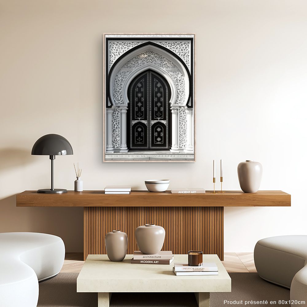 Canvas "Elegante versierde deur"