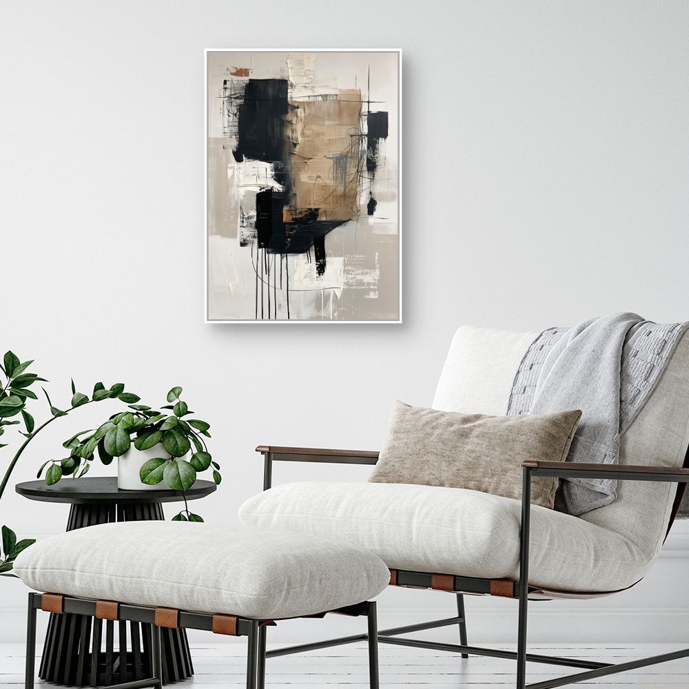 Schilderij "Abstract Evenwicht"