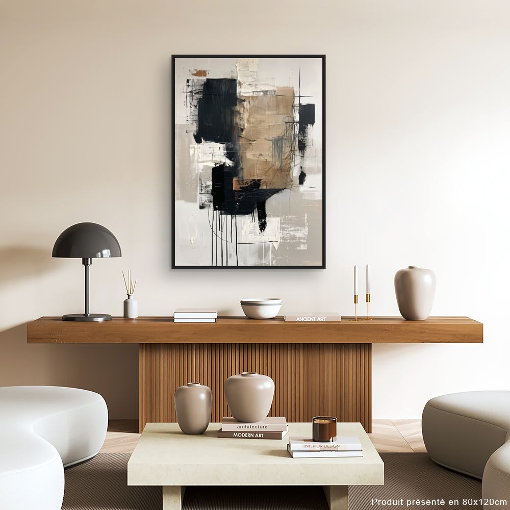 Schilderij "Abstract Evenwicht"