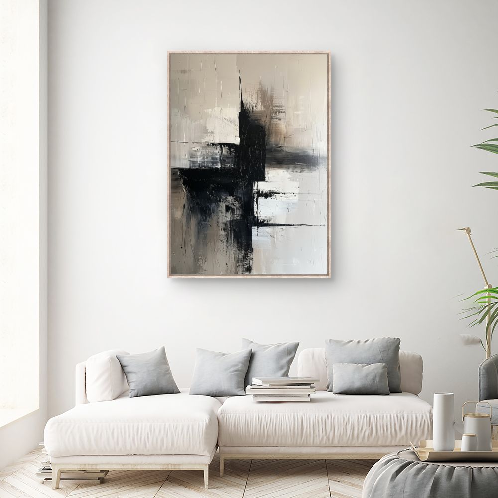 Schilderij "Moderne abstracte elegantie"