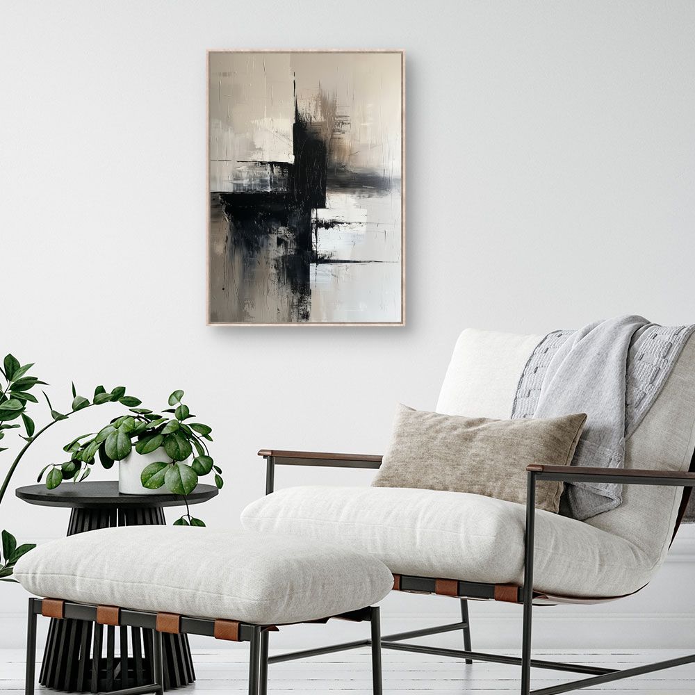 Schilderij "Moderne abstracte elegantie"
