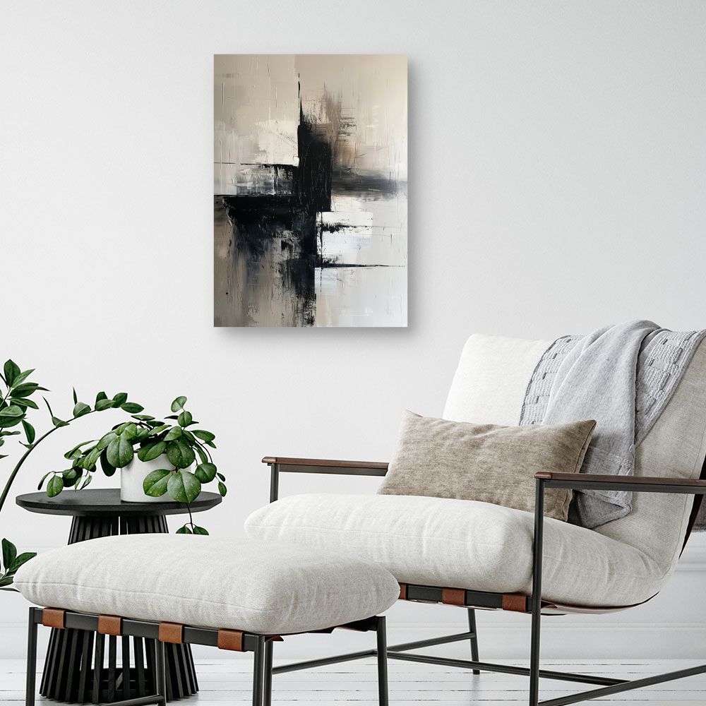 Schilderij "Moderne abstracte elegantie"