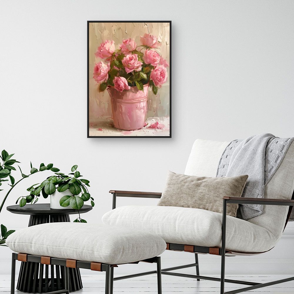 Toile "Élégance florale"