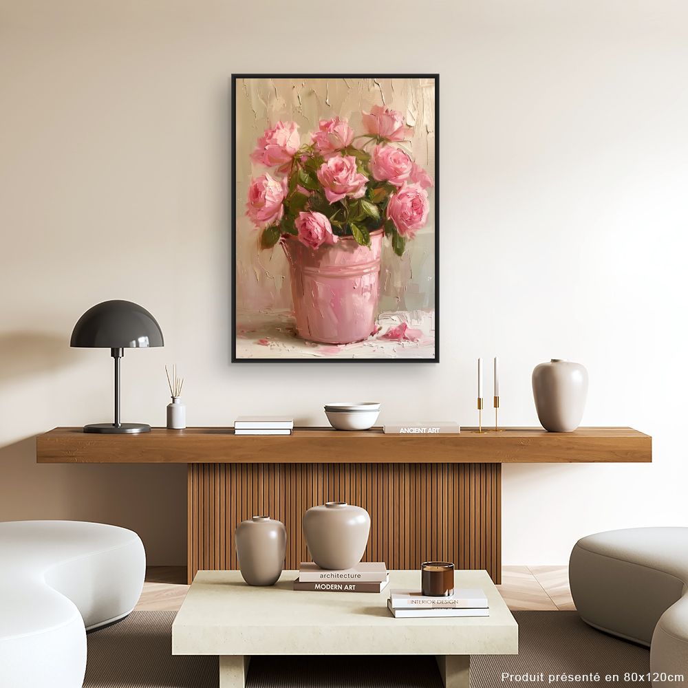 Toile "Élégance florale"