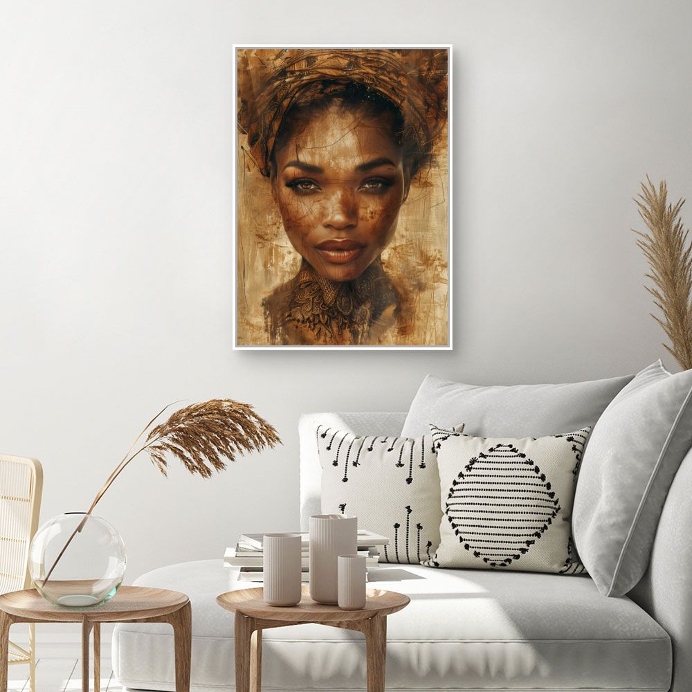 Schilderij "Betoverende blik"