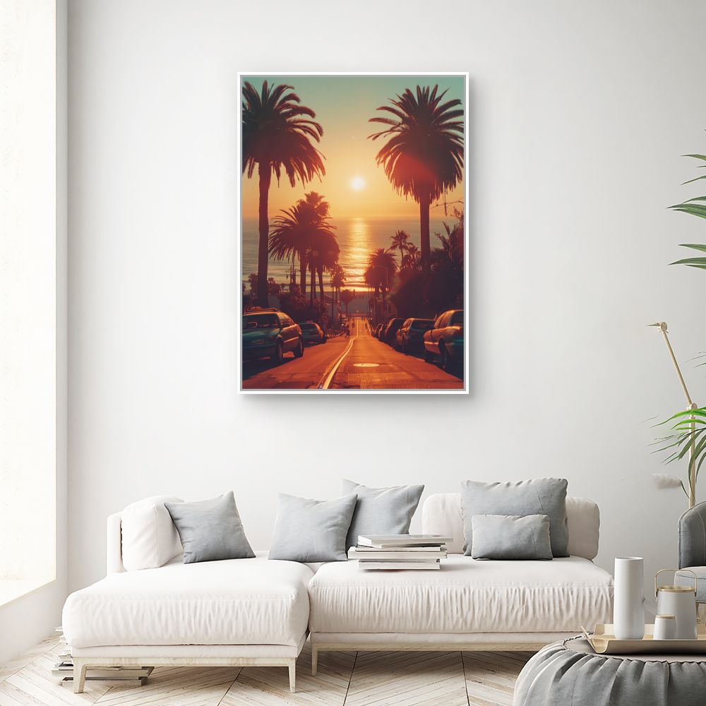 Toile "Coucher de soleil magique"
