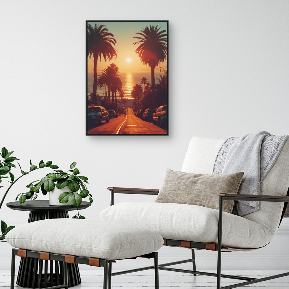 Toile "Coucher de soleil magique"