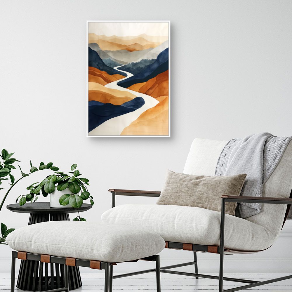 Toile "Paysage apaisant"
