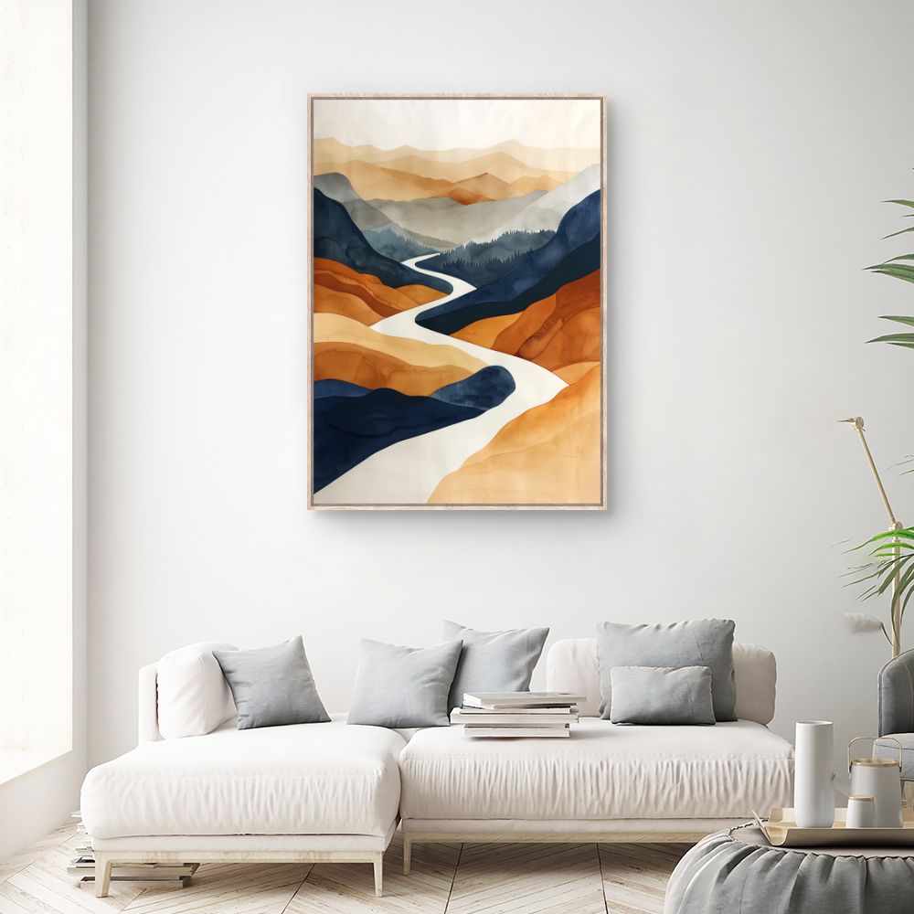 Toile "Paysage apaisant"