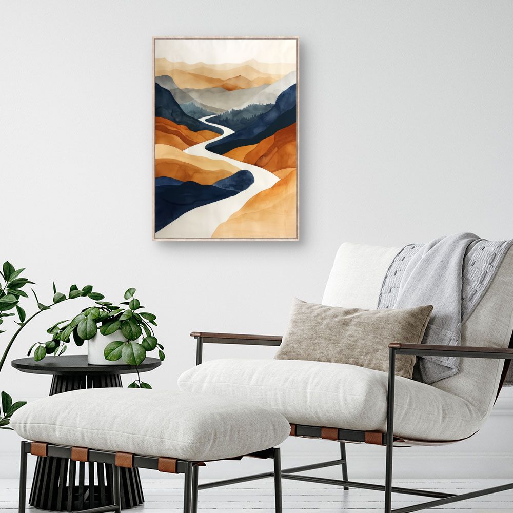Toile "Paysage apaisant"