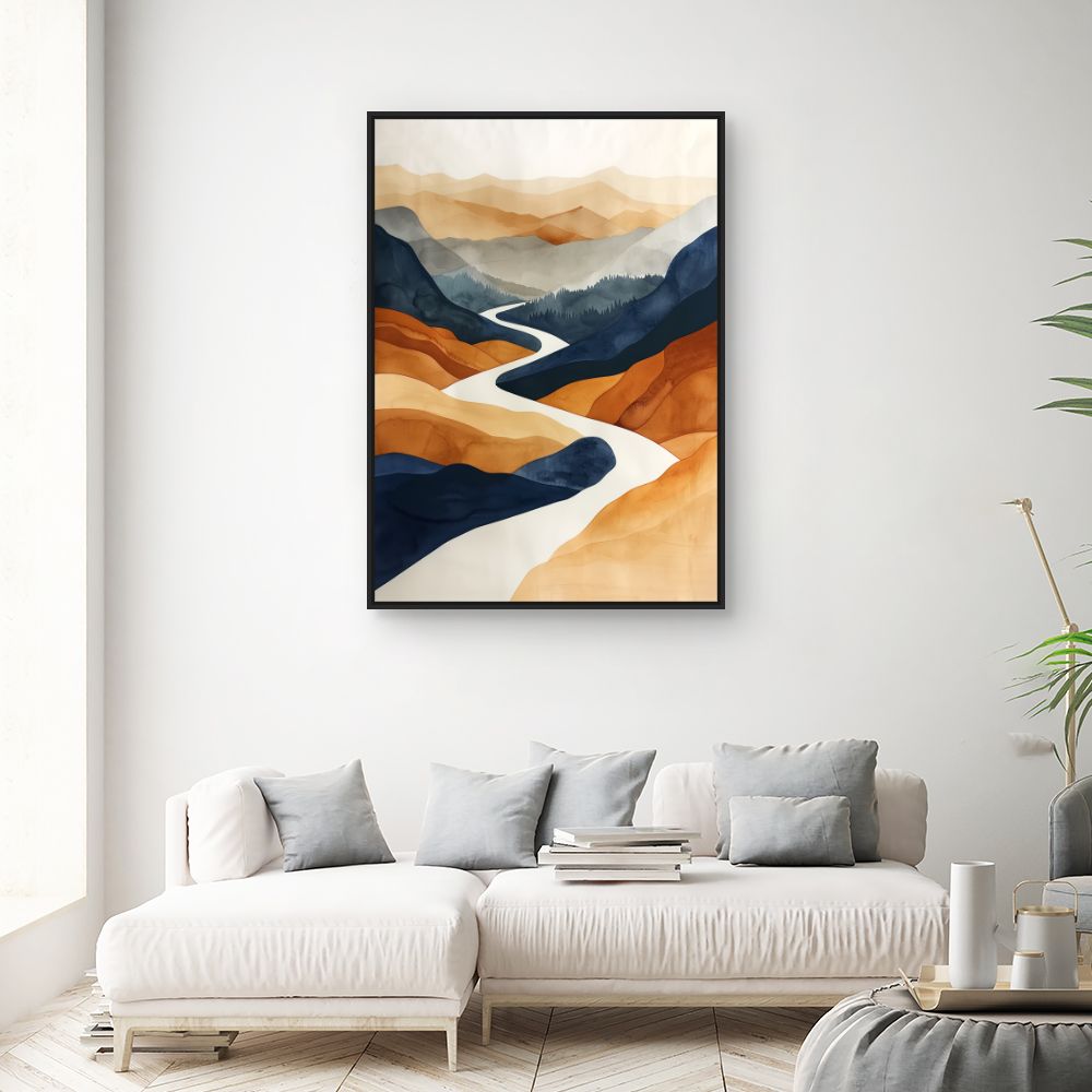 Toile "Paysage apaisant"