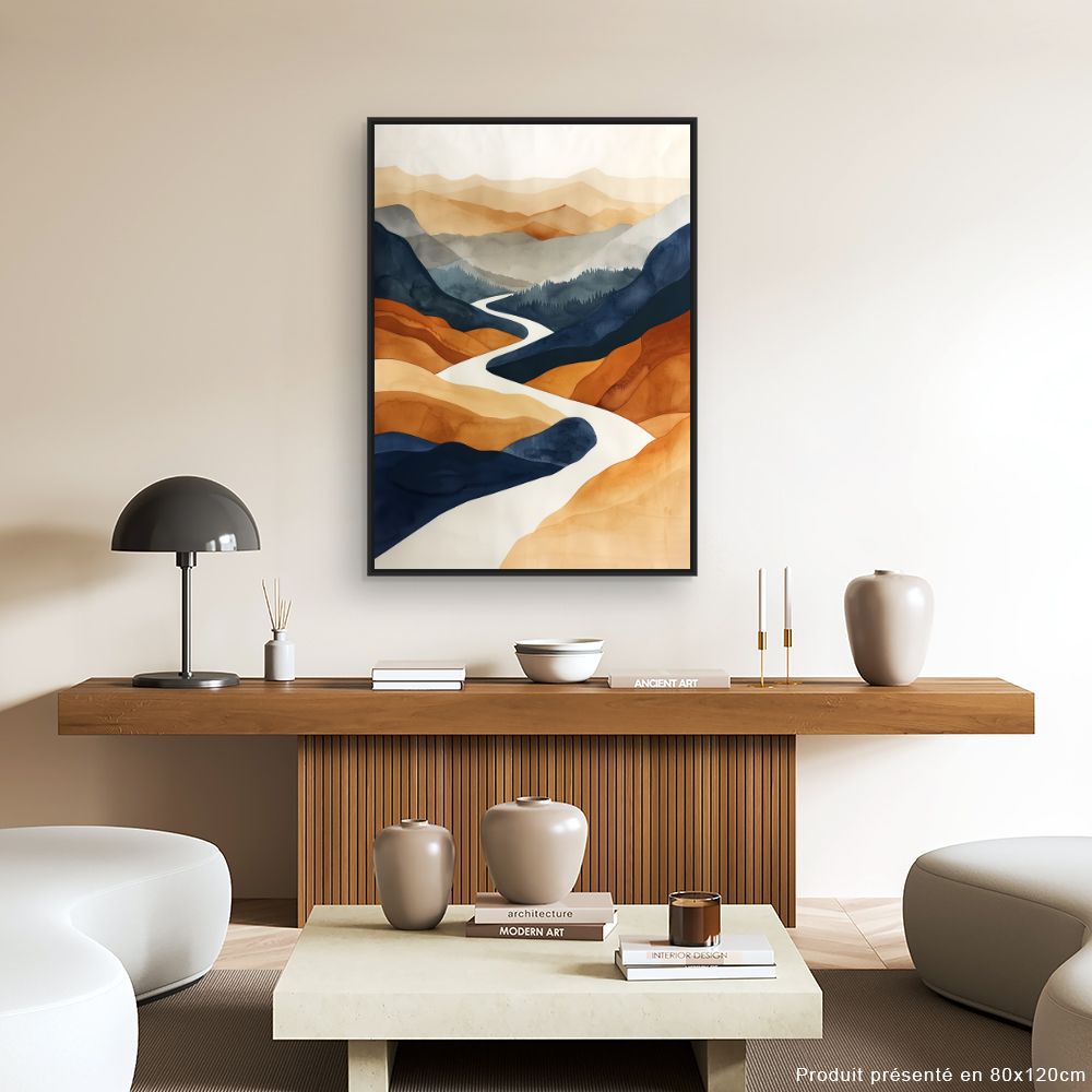 Toile "Paysage apaisant"