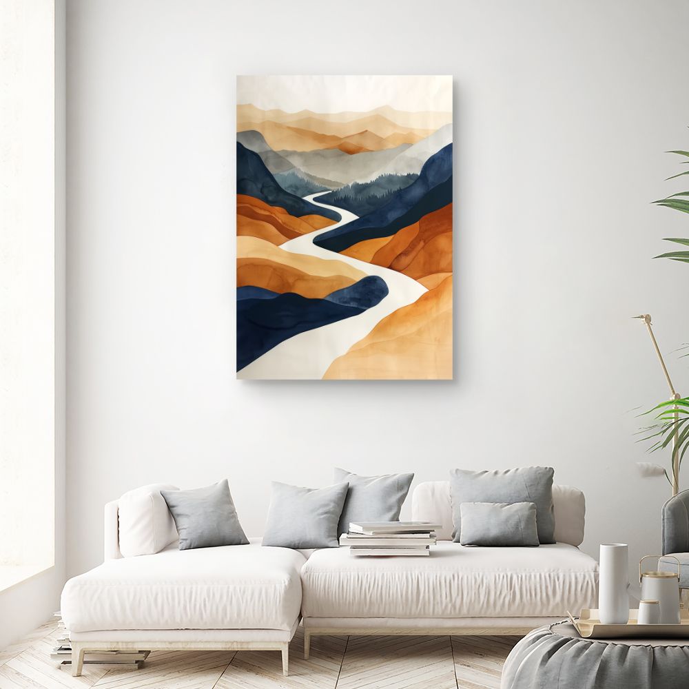 Toile "Paysage apaisant"
