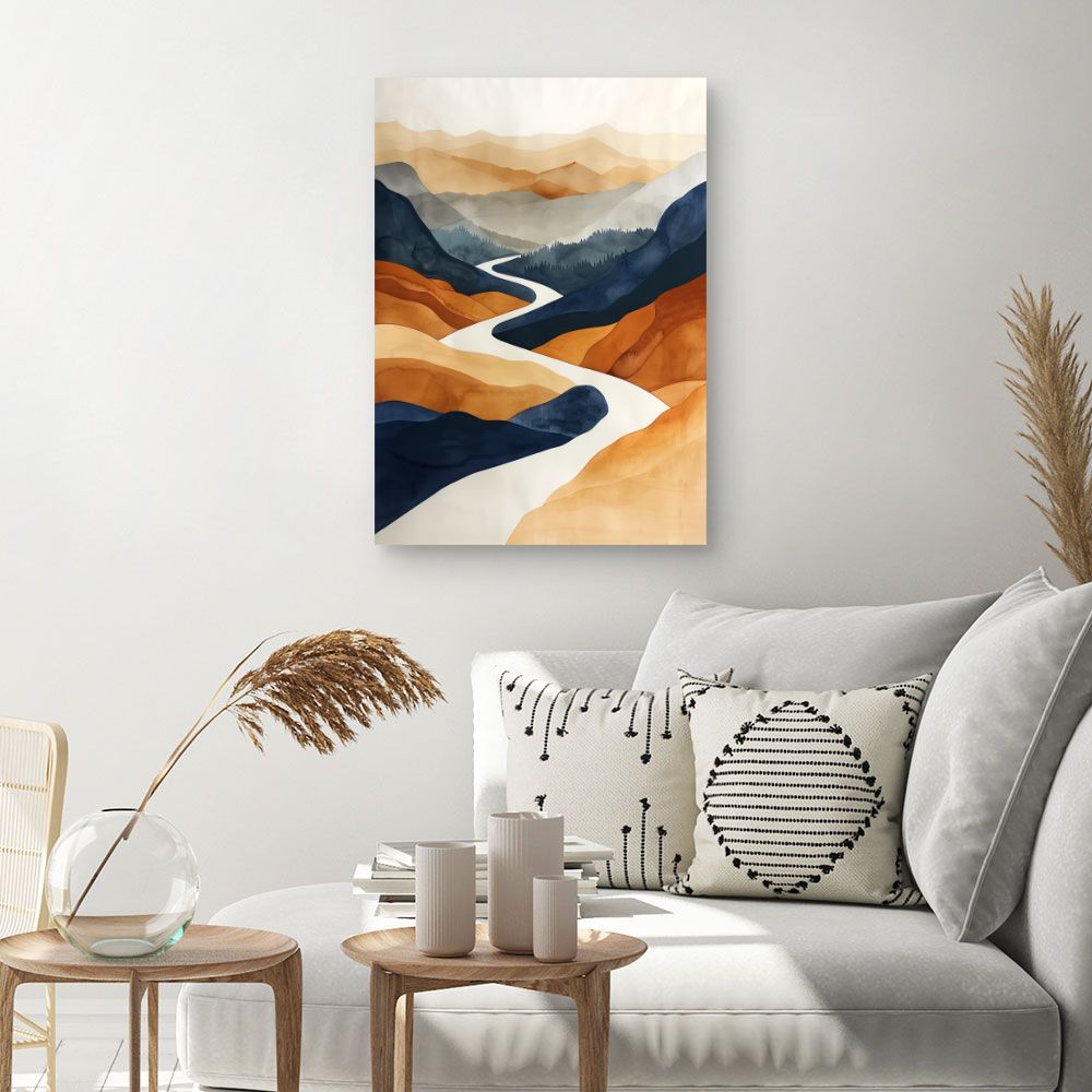 Toile "Paysage apaisant"