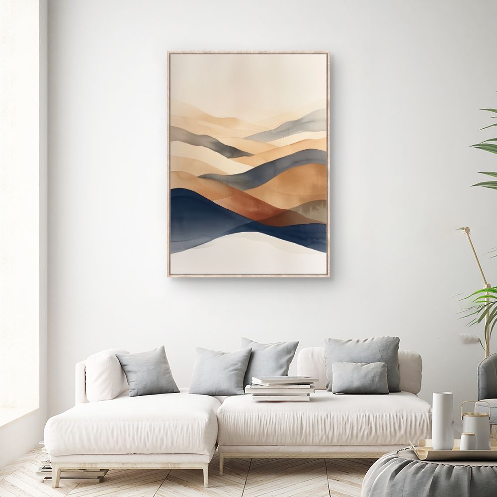 Toile "Paysages ondulants"