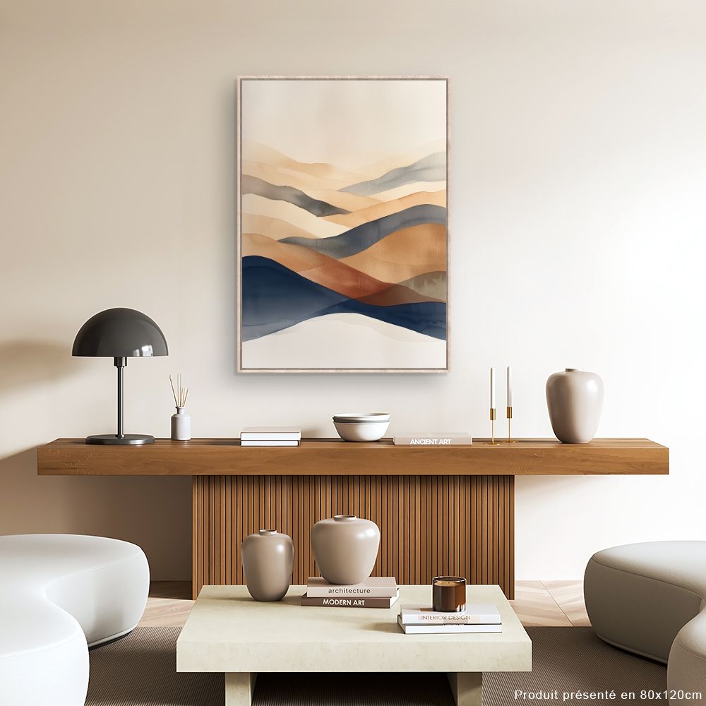 Toile "Paysages ondulants"