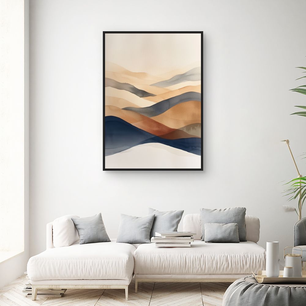 Toile "Paysages ondulants"