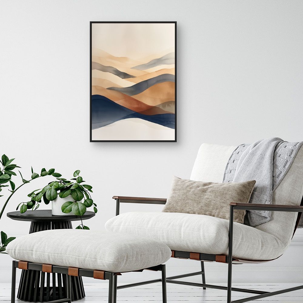 Toile "Paysages ondulants"