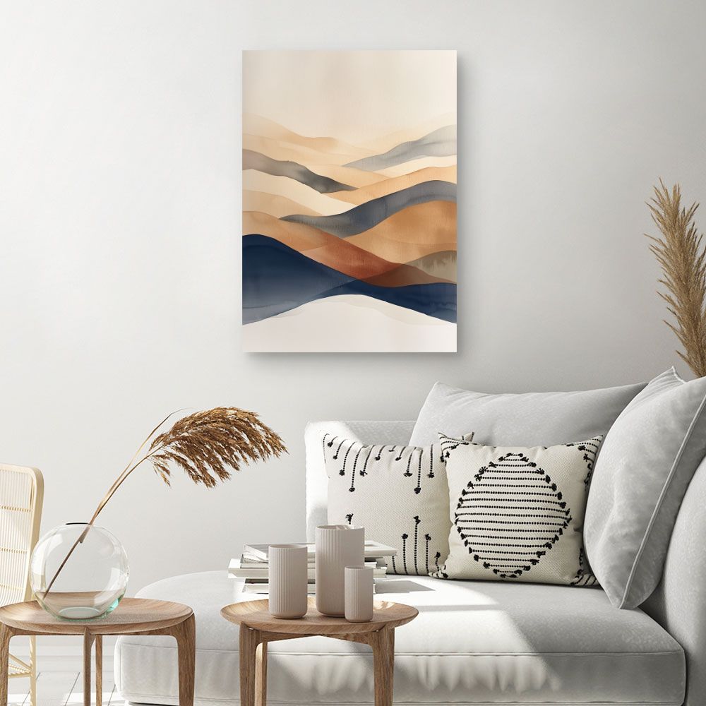 Toile "Paysages ondulants"
